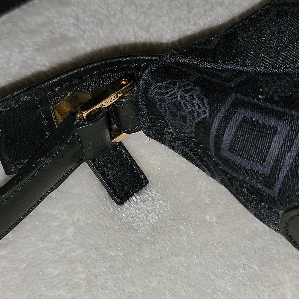 Small Black Genuine Versace Evening Bag - image 3